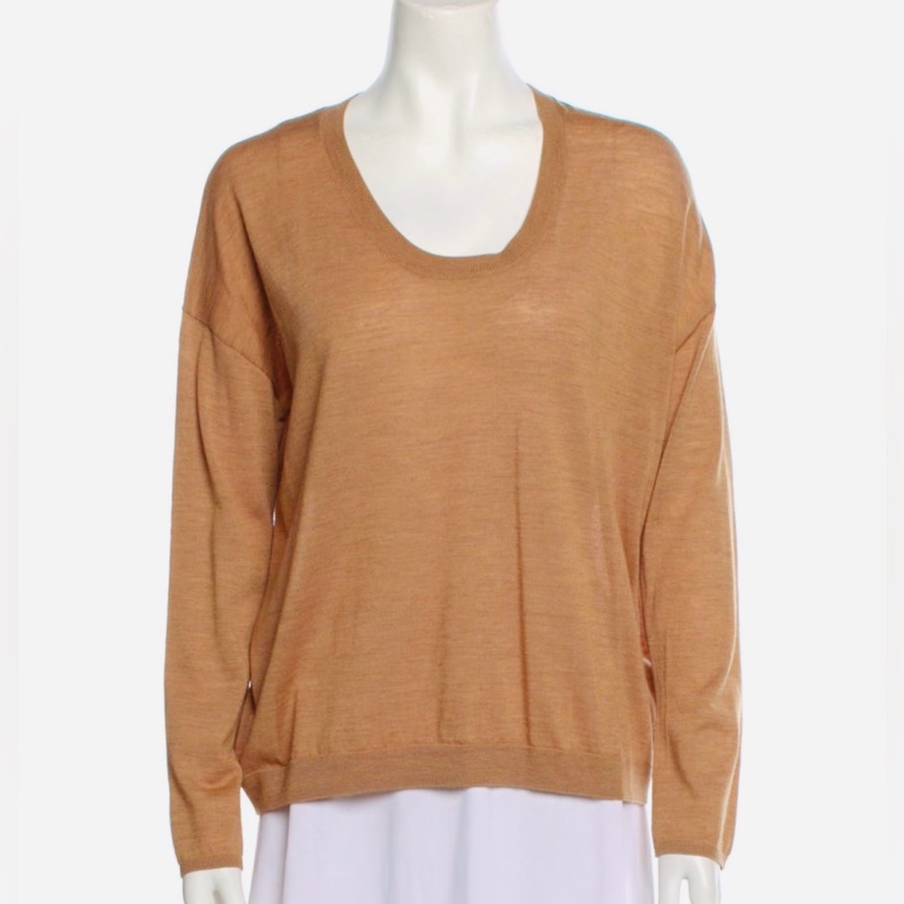 Gerard Darel Merino Wool Sweater – Camel Tan